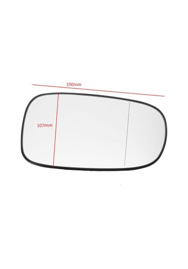 Araba Sol Yan Geniş Açılı Dikiz Aynası 30495 Saab 93 2003-2010, Sağ Sürücü