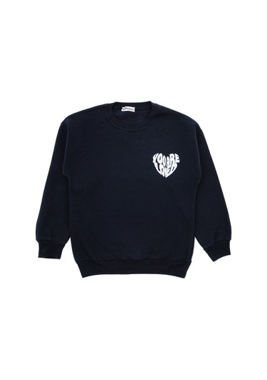 Kız Çocuk Sweatshirt 00082 Lacivert