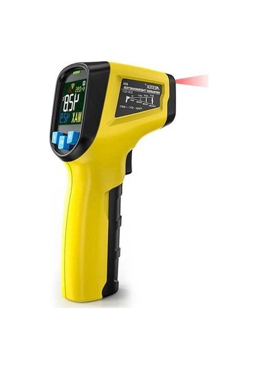 Besthome1 Endüstriyel Kızılötesi Termometre - Renkli Ekran, -50 C - 600 C Ölçüm, Hızlı Ve Hassas