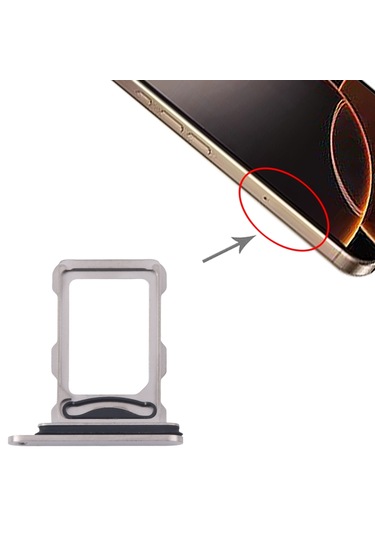 Apple Uyumlu iPhone 16 Pro Max Sim Tepsisi Sim Kart Yuvası Titanyum