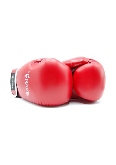 Delta_Store Ravel Fighter Deluxe Pu Dura-Strong 14 Oz Kırmızı Boks Eldiveni