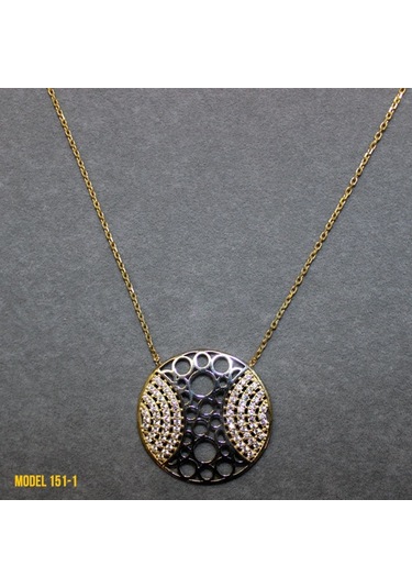 Osmanlı Motif Yuvarlak Kolye (407365484)