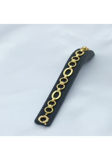 Yeni Sezon Vip Özel Seri Paslanmaz Çelik Halka Model Altın Kaplama Kadın Bileklik Gold