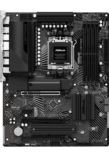 Asrock X670E PG Lightning AMD X670 6600 MHz (OC) DDR5 Soket AM5 ATX Anakart