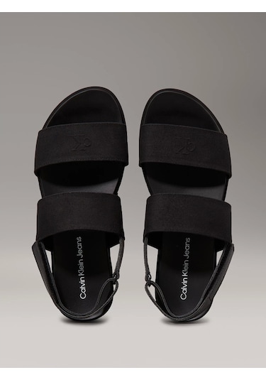 Calvin Klein Flatform Sandal Slıng In Siyah