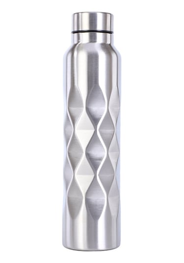 Paslanmaz Çelik Gri 1000 ml Spor Matara Suluk cin338