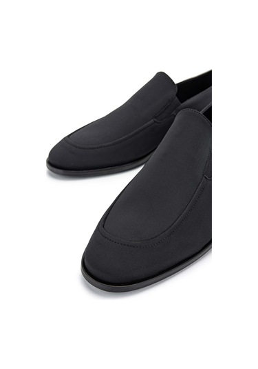 Tamer Tanca Erkek Tekstil Siyah Makosen Ayakkabı 537 5006 Erk Ayk Y24 Sıyah Strec Siyah