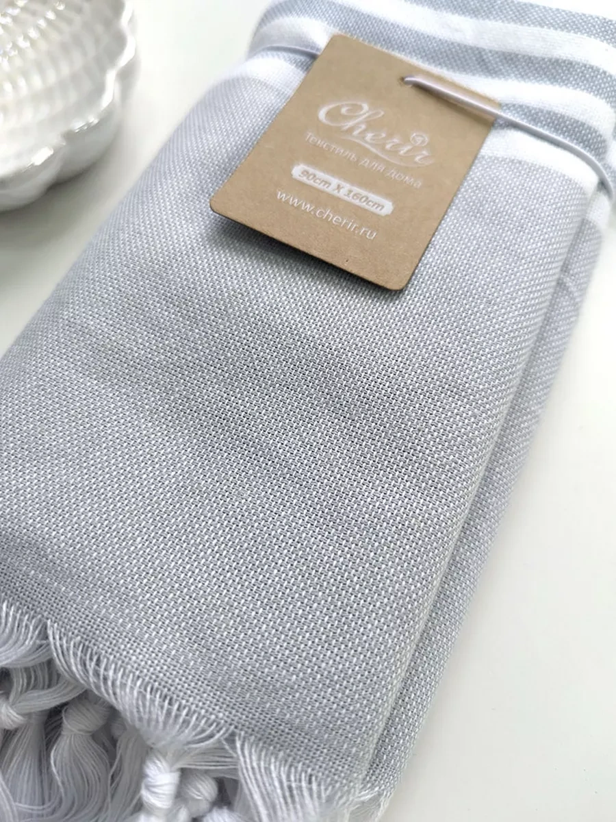 Cherir Plaj Havlusu 90 160cm 154034444 Açık Gri