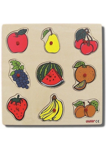 Meyveler Puzzle (30X30 Cm)