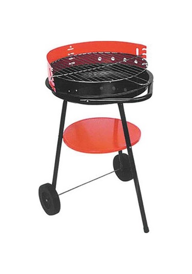 Madfox Cook Taşınabilir Kömür Barbekü Mangal Kırmızı Siyah