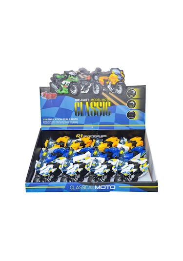 Hızlı Ve Heyecanlı: Çek Bırak Metal Motorsiklet 12cm.