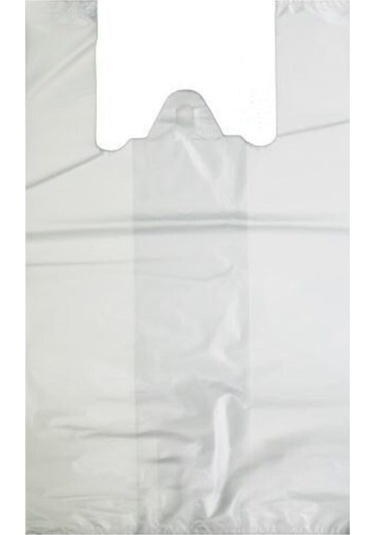Hışır Atlet Poşet Renk Beyaz Küçük Boy 25x45 Cm 10 Kg
