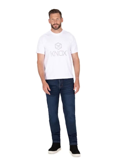 Knox Kirkstone Korumalı Denim Motosiklet Pantolonu Mavi