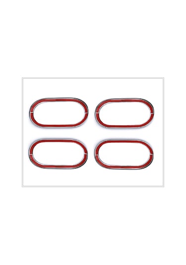 Dacia Sandero Krom İç Kapı Kolu Çerçeve 4Pcs. P.Çelik 2006-2012