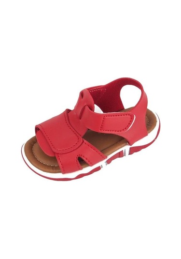 Haki Bantlı Unisex Çocuk Sandalet 001