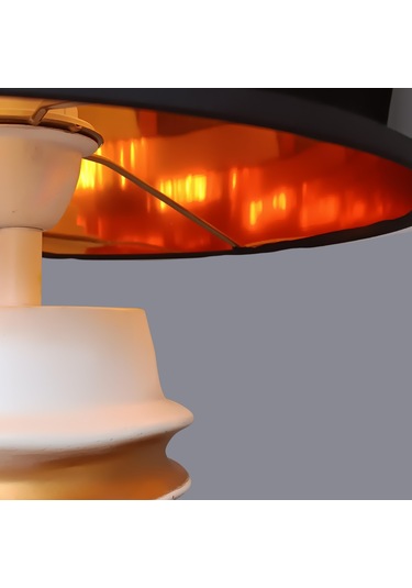 Opulence Krem Gold Abajur Çok Renkli