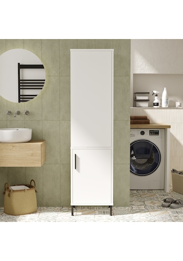 Robin Home Bianca Çok Amaçlı Dolap Banyo Dolabı Beyaz (531061638) Beyaz