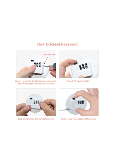 Samdoo Çocuk Güvenliği Kilit: Pencere-buzdolabı Koruması, Şifreli Kilitleme, Yüksek Katlardan Düşme Engeli, Deliksiz Montaj, Siyah Çok Renkli