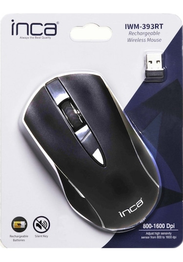 Iwm-393rt Rechargeable Silent Wireless Mouse Sessiz