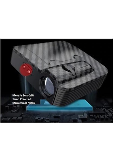 Skoda Kapı Altı Logo Lamba Pilli Sensörlü Kolay Montaj