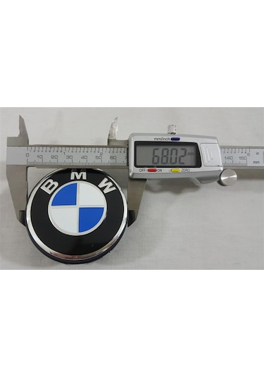 BMW Jant Göbeği Krom 68/65mm 4 Adet , BMW Jant Kapağı