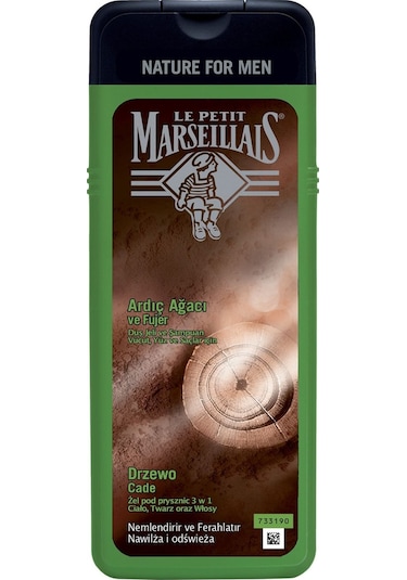 Le Petit Marseillais Men Ardıç Ağacı ve Füjer Duş Jeli 400 ml x2