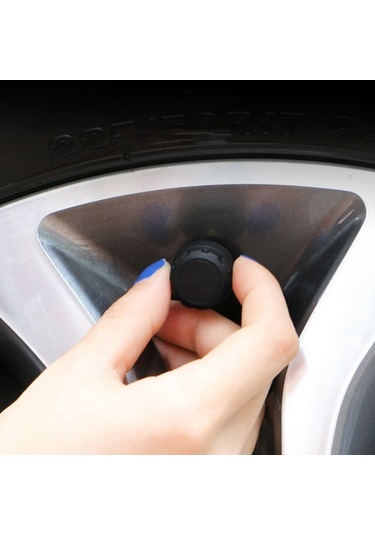 Sones Yb-q0248 Universal Araç Kablosuz Güneş Enerjili Harici Lastik Basıncı Monitör Dedektörü