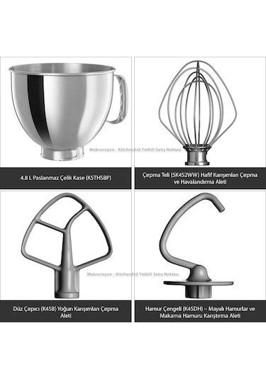 Kitchenaid Artisan 4.8 L Stand Mikser