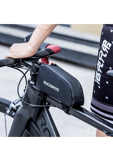 Rockbros Reflektörlü Bisiklet Tüpü Büyük Kapasiteli Ön Çanta Çok Renkli