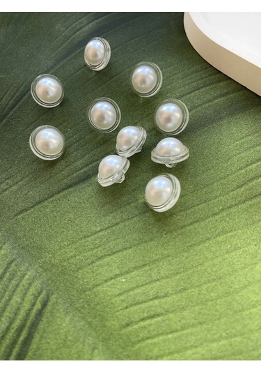 Siberiana 15 Mm İnci Görünümlü Plastik Düğmeler 333506972