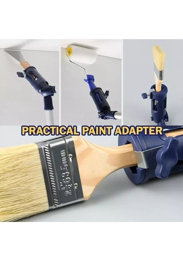 Tangshopping Dişli Ve Kilitli Direkler Için Esnek Boya Fırçası Uzatıcısı
