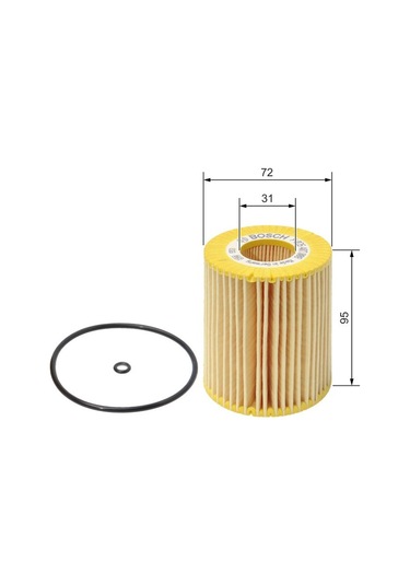 Mercedes Ml Serisi 164 Ml350cdı 3.5 2010-2011 Bosch Yağ Filtresi Netparp7008