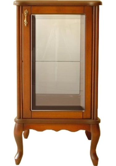 Gümüşlük KARE MODEL 78 cm Parlak FINDIK Kayın Aslan ayak 4taraf cam  Kutuda sevk El Yapım