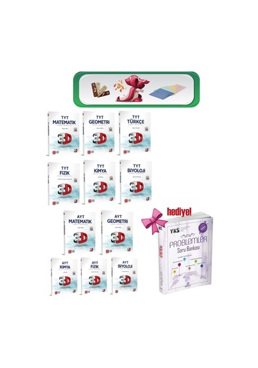 3d Çözüm Yayınları 2026 Yks Tyt Ayt Tüm Dersler Mega Set 11 Kitap