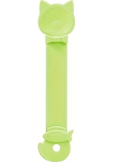 Elmpaly Pembe Uzun Saplı Easy-squeeze Kedi Maması Dispanseri Yalatmalı Yaş Mama Kaşığı