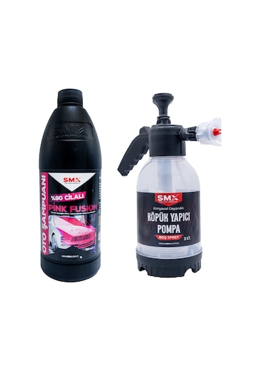 Smx %90 Cilalı Pink Fusion Oto Şampuanı 750 Ml Ve Köpük Pompası