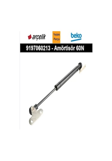 Arçelik Uyumlu Beko 26cm Yatık Davlumbaz Gazlı Amortisör 60n