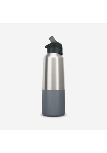 Quechua Outdoor Paslanmaz Çelik Termos - 1 L - Gri - 900