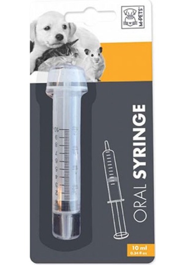 M-pets Pratik Yavru Kedi Ve Köpek Besleme Aparatı 8,2x17,6x2,5 Cm 10 Ml 244-76001.01