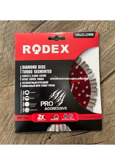 Rdx Pro 150mm Elmas Disk Kanal Açma Makina Bıçağı Beton Seramik Taş