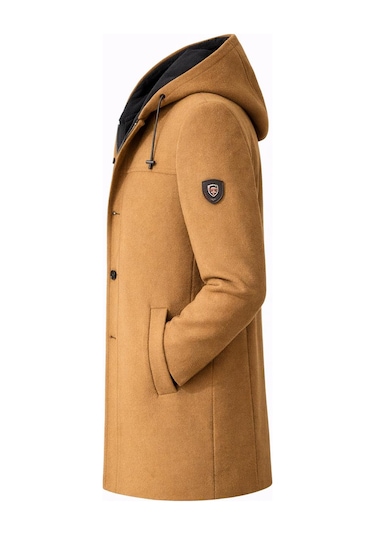 Classics Men Claassics Men Erkek Regular Fit Kaşe Kaban Ceket - 7530 HARDAL