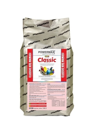 Powermax Classic Yumurtalı Mama 1 KG