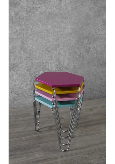 4 Lü Piramit Zigon Sehpa (243725357)