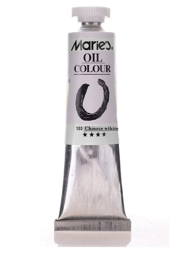 Maries Yağlı Boya 103 50 Ml Beyaz Chınese Beyaz