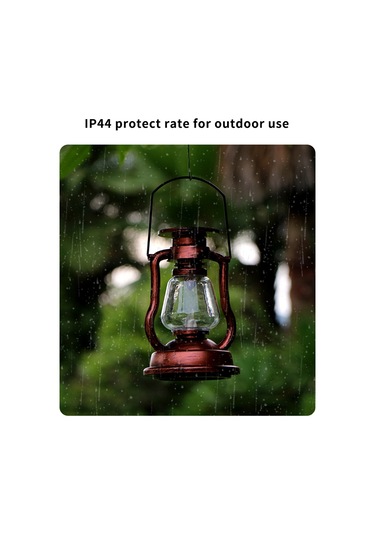 Gajeena Güneş Enerjili Antik Led Fener - Taşınabilir Dekoratif Aydınlatma 4 Renk Seçenekli