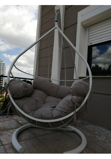 Murtiko Hamak Salıncak Ev Bahçe Ofis Teras Mobilya Damla Lüks Kahverengi