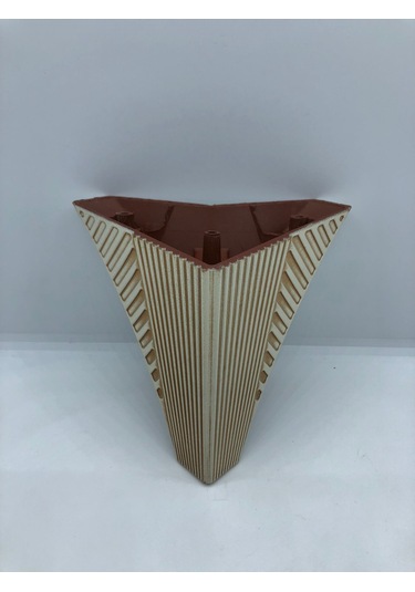PLASTİK, 12 CM KREM-CAPPUCCİNO KOLTUK,BAZA,MOBİLYA AYAĞI (4 ADET)