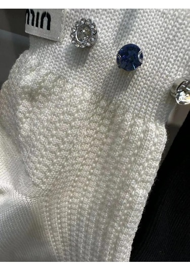 Dress Code Couture Fırfırlı Ve Taşlı Çoraplar 309962016 Beyaz