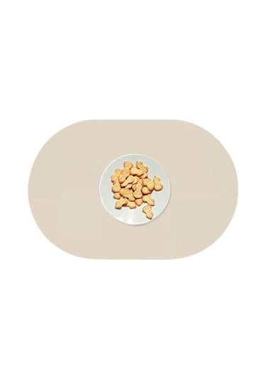 Masa Placemat Kaymaz Isıya Dayanıklı Su Geçirmez Mutfak Yemek Placemat Sahte Deri Bardak Altlığı Ev Tedarik Mavi