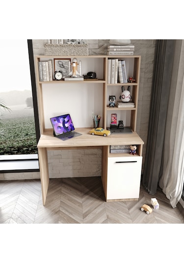 Afilli Ildır Cocuk Odası Takımı Tamamı Mdf Flora Ve Beyaz Flora Beyaz